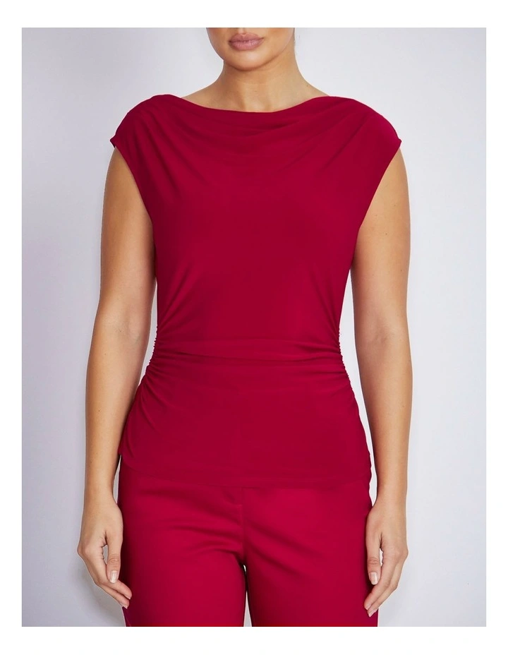 Anastasia Top in Crimson image 1