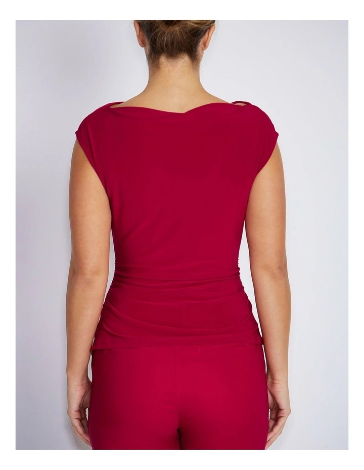 Anastasia Top in Crimson image 2