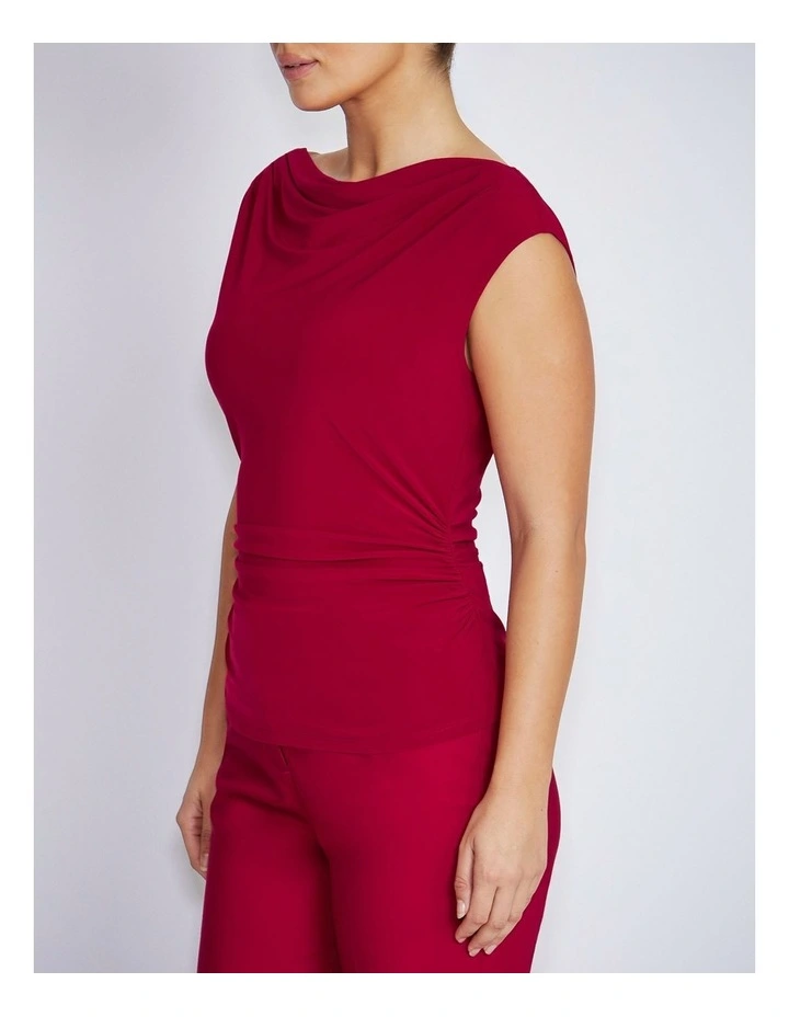 Anastasia Top in Crimson image 3