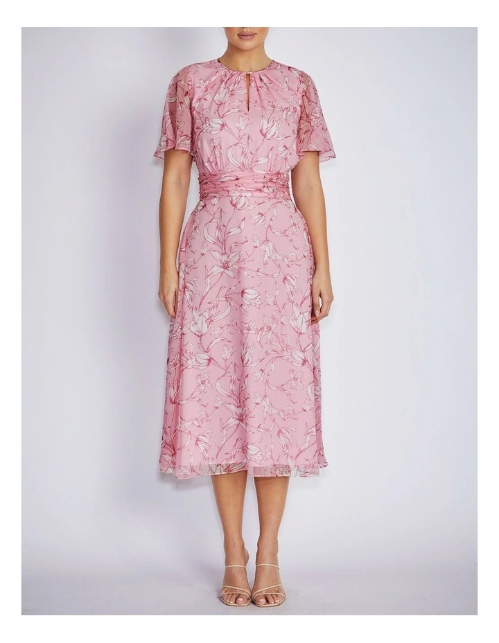 Georgia Dress in Pink Floral image 1