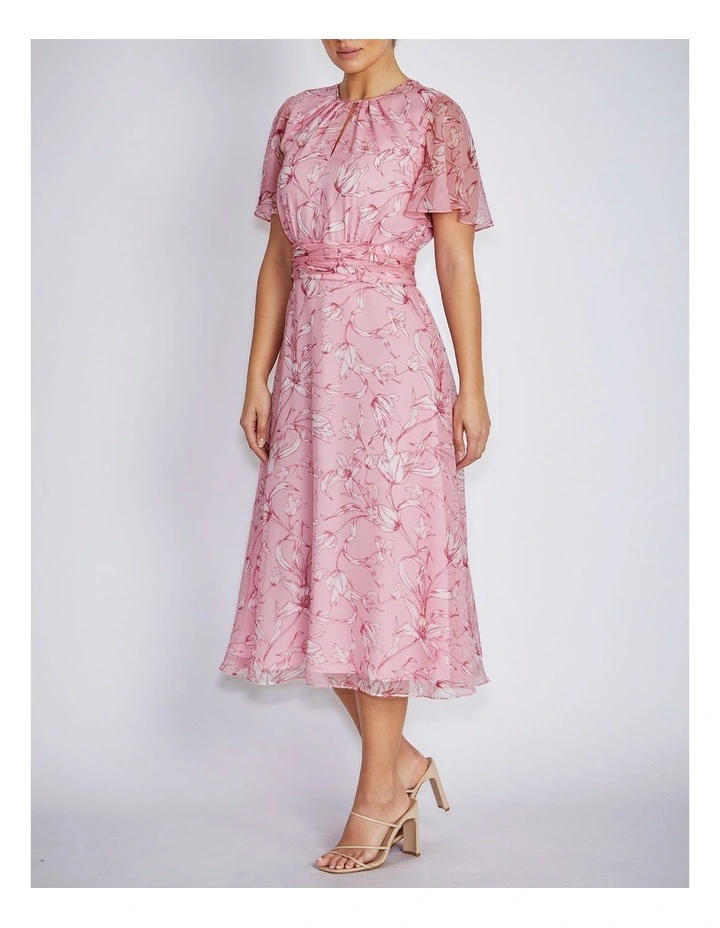 Georgia Dress in Pink Floral image 3