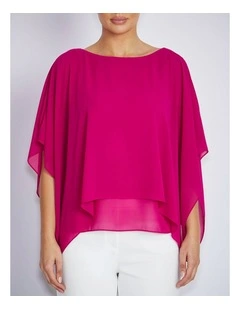 Silvana Top in Magenta