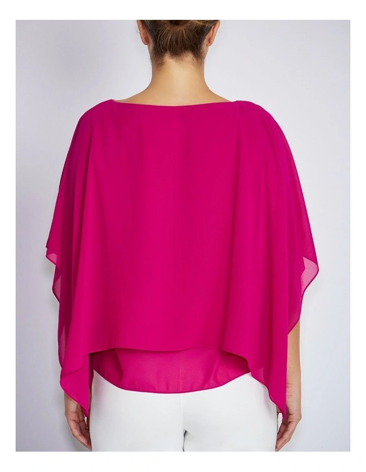 Silvana Top in Magenta image 2