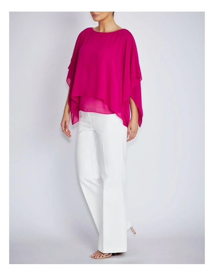 Silvana Top in Magenta image 4