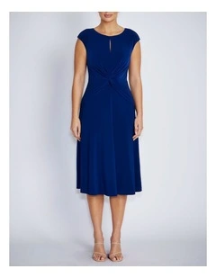 Valencia Dress in Dark Blue