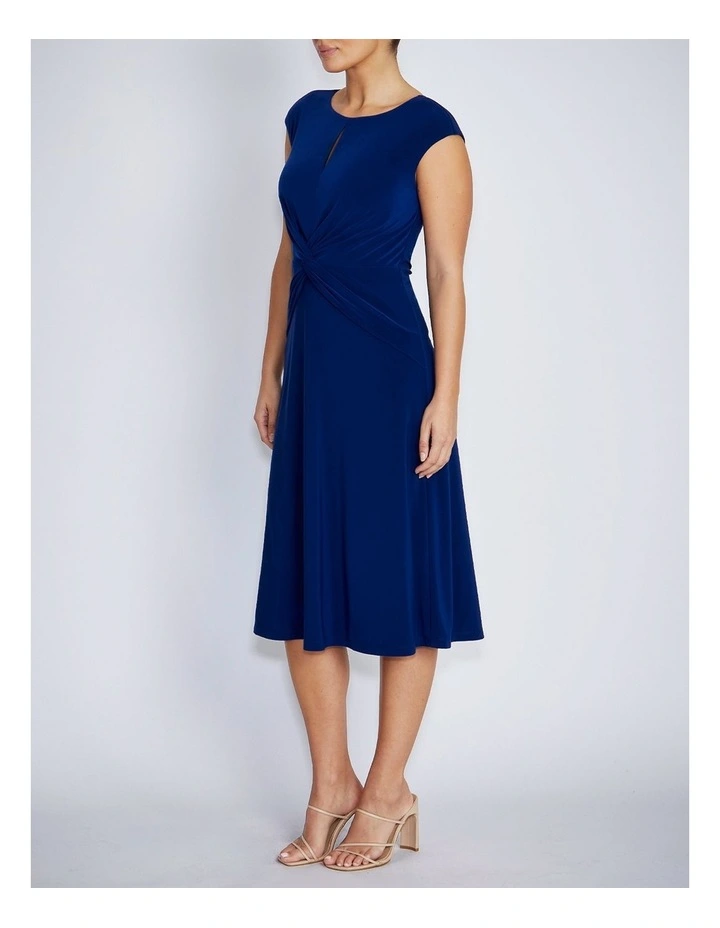 Valencia Dress in Dark Blue image 3