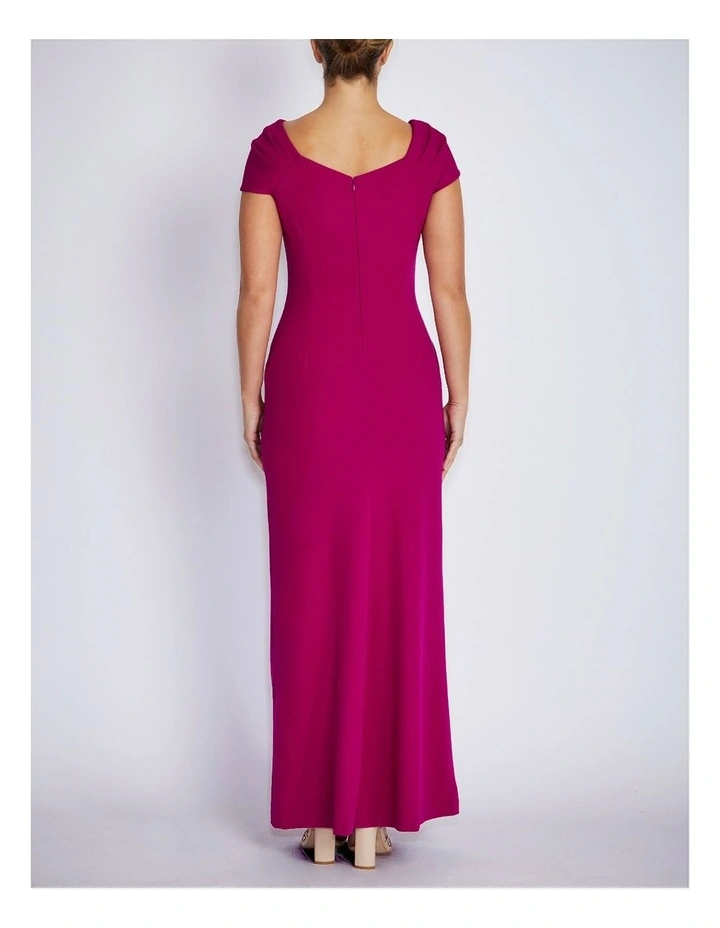 Solsi Gown in Magenta image 2