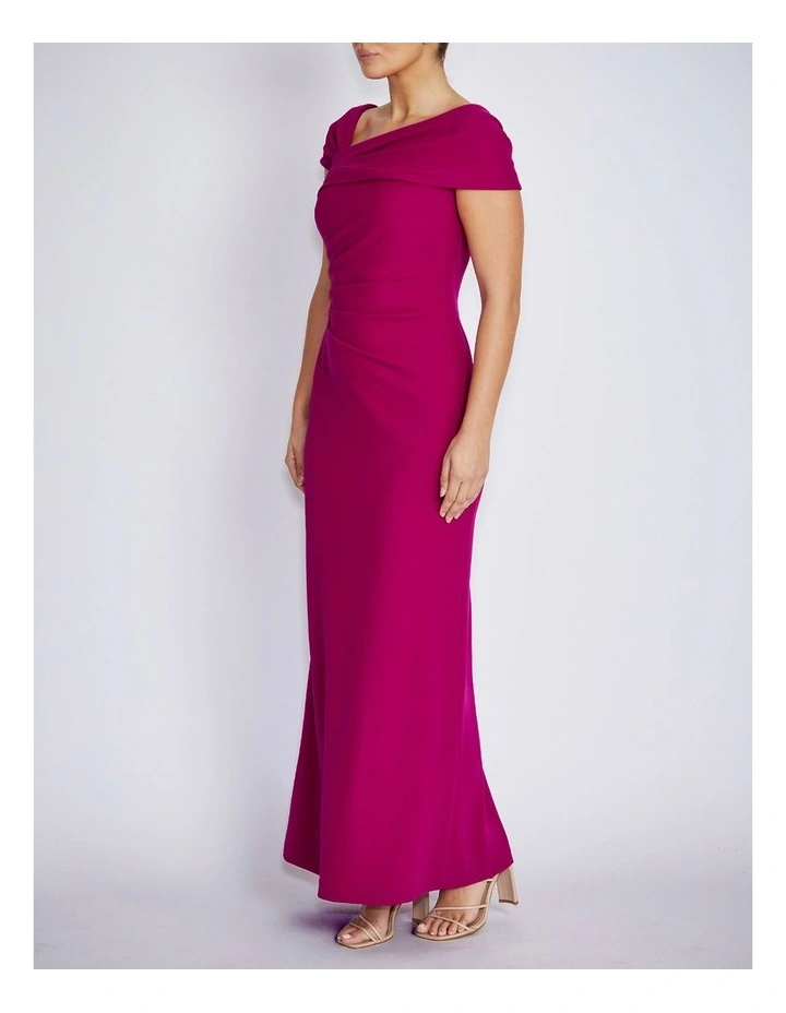 Solsi Gown in Magenta image 3
