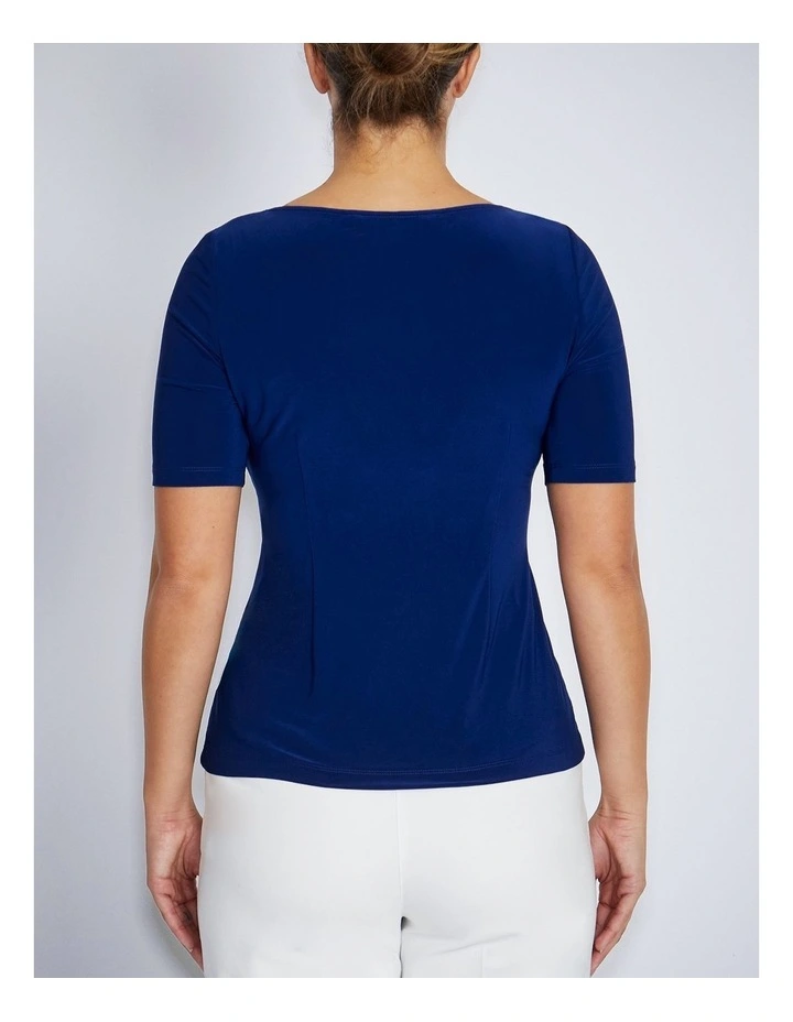 Orla Top in Dark Blue image 2