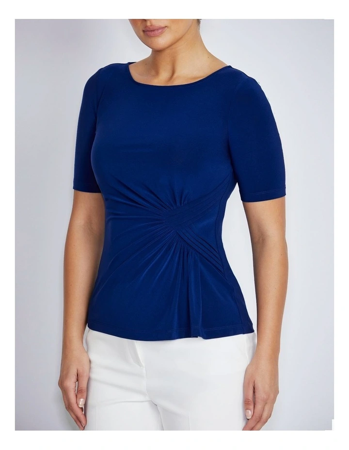 Orla Top in Dark Blue image 3