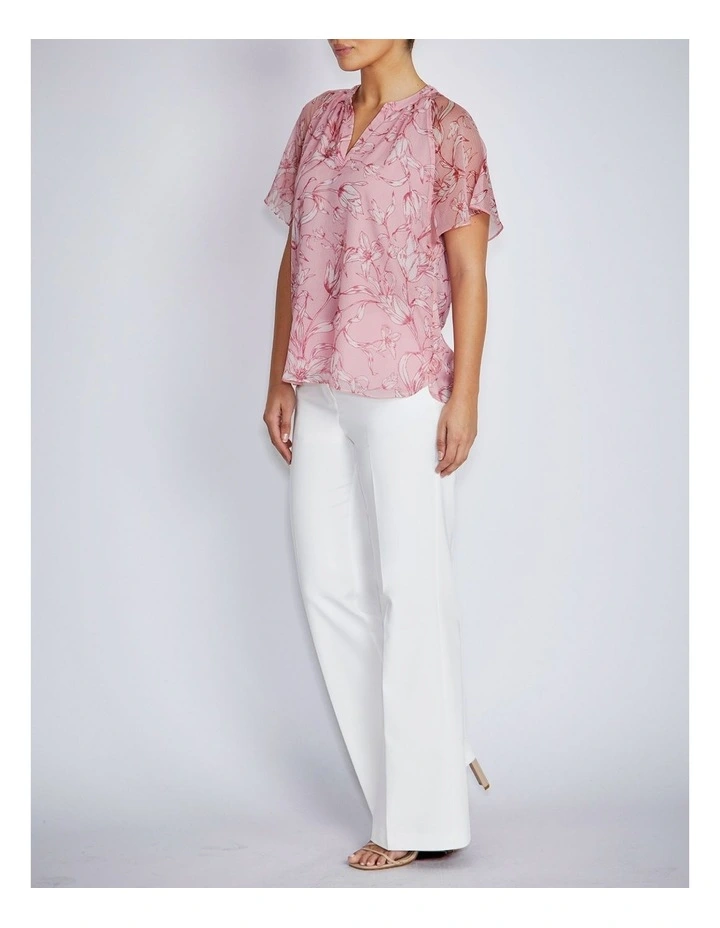 Tammi Blouse in Pink Floral image 4