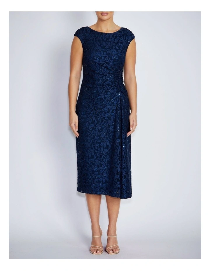 Harriet Dress in Navy image 1