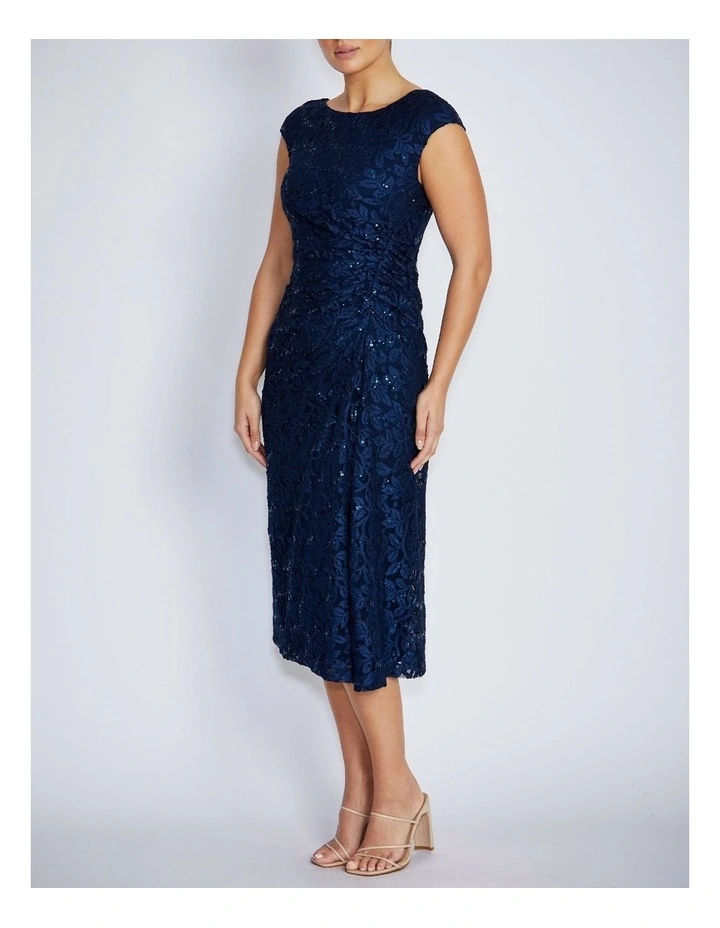 Harriet Dress in Navy image 3