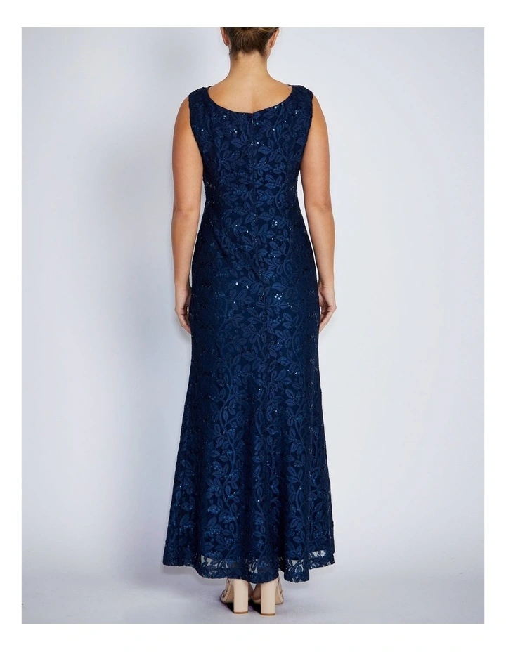 Elisa Gown in Navy image 2