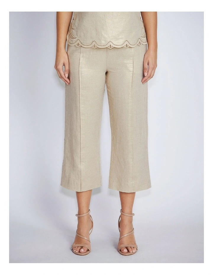 Alexandria Pant in Gold image 1