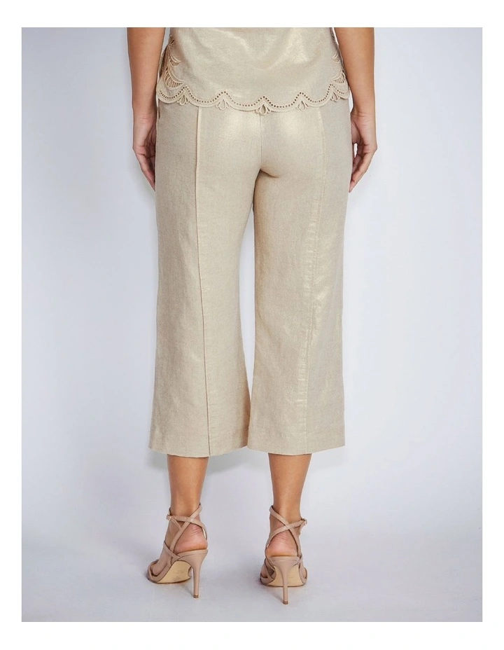 Alexandria Pant in Gold image 2