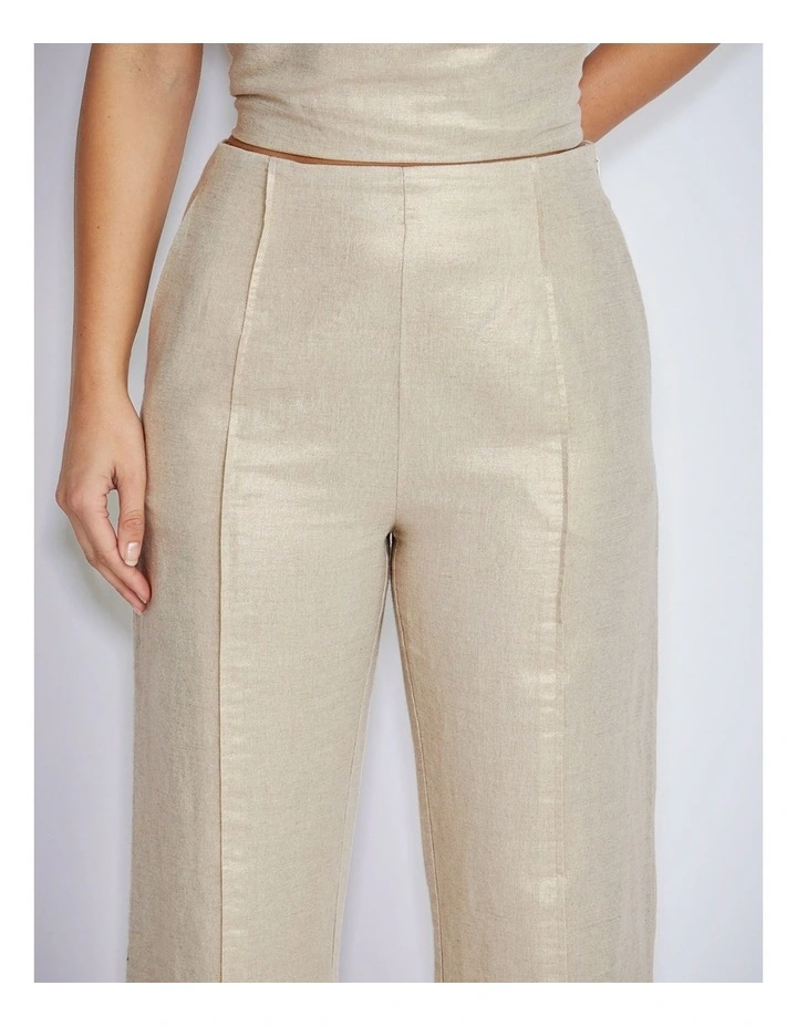 Alexandria Pant in Gold image 3