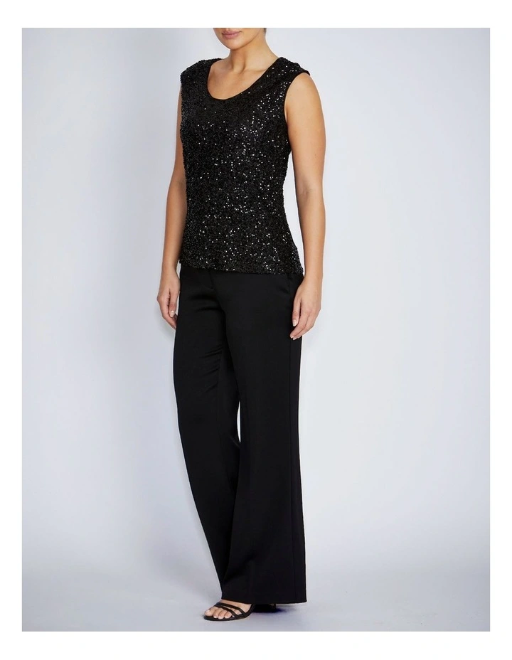 Rosalia Top in Black image 4