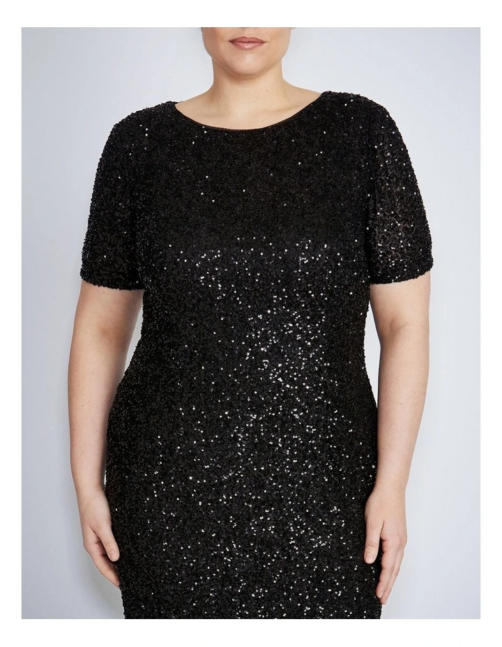 Sarina Dress in Black image 7