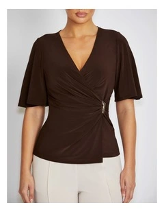 Myrah Top in Brown