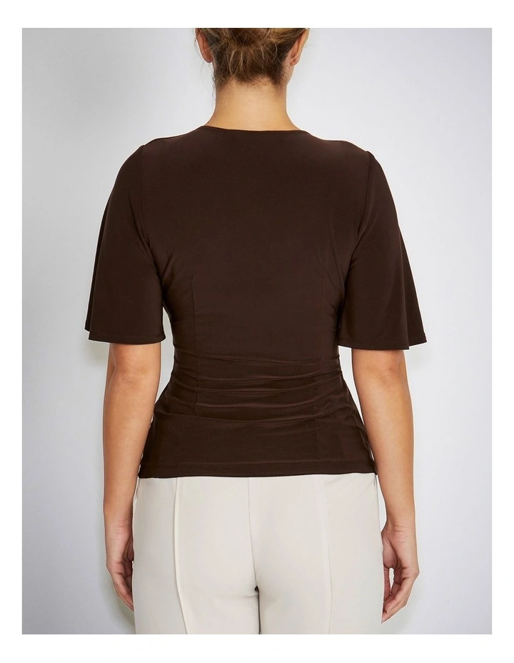 Myrah Top in Brown image 2
