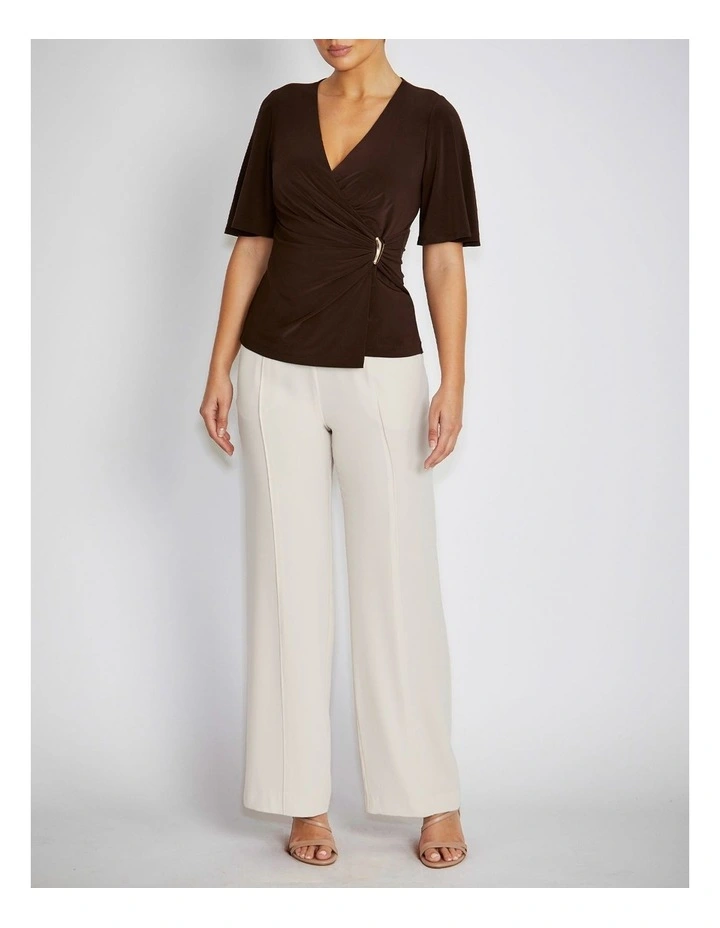 Myrah Top in Brown image 4