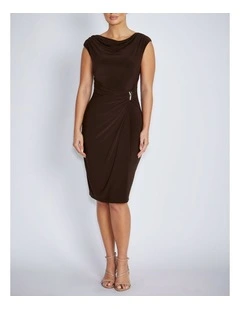 Anastasia Dress in Brown
