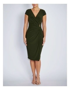 Myrah Dress in Olive