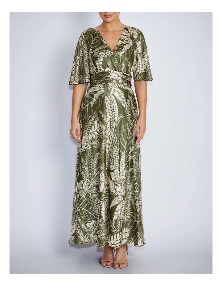 Elena Dress in Palm Print image 1
