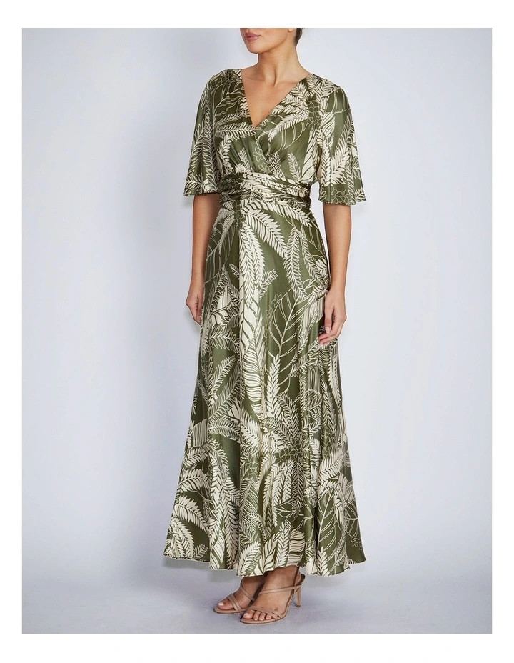 Elena Dress in Palm Print image 3