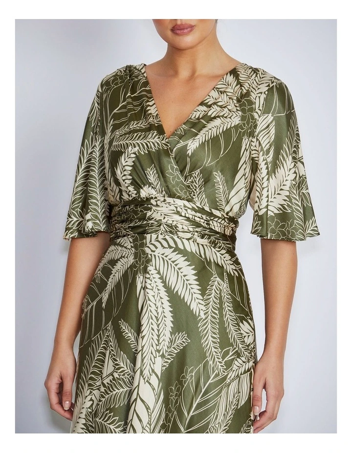 Elena Dress in Palm Print image 4