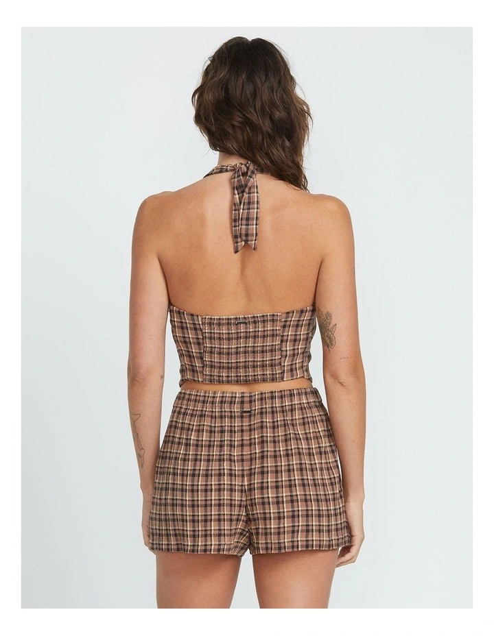 Whats Ur Damage Vest in Chocolate image 2