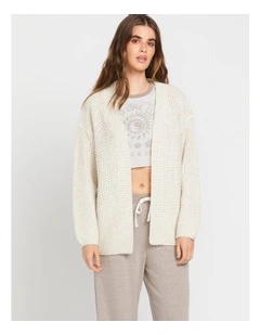 Lil Throw Cardigan in Star White