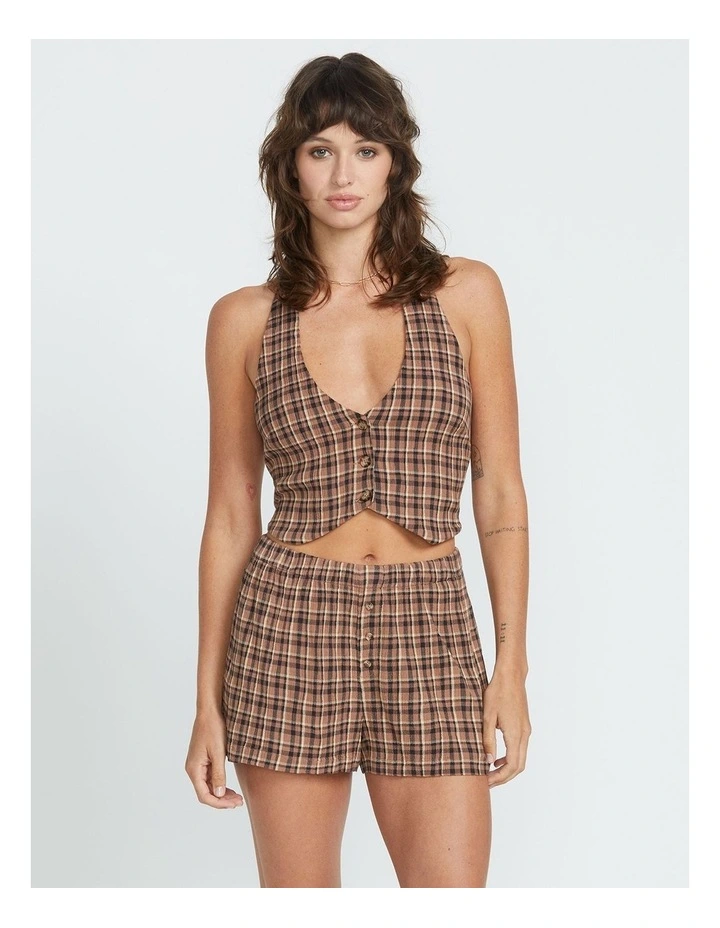Whats Ur Damage Shorts in Chocolate image 1