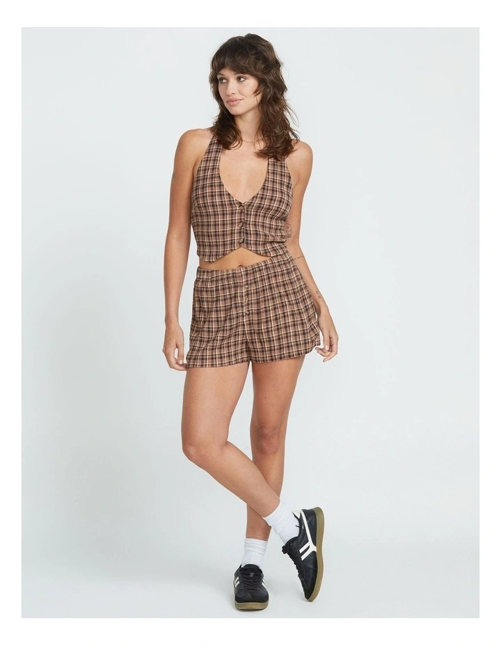 Whats Ur Damage Shorts in Chocolate image 4