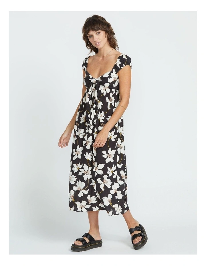 Shore Shacking Midi Dress Black image 3