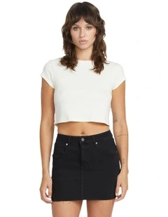 Dropping In Skirt Black