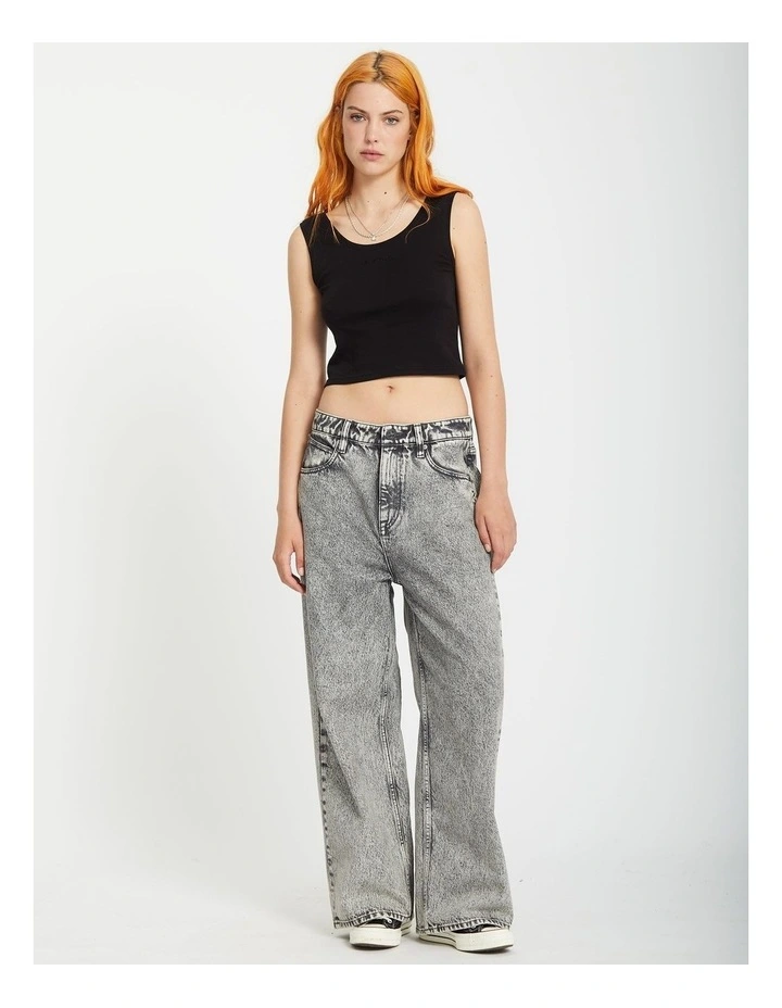 Beggy Denim Jeans in Grey Vintage image 1