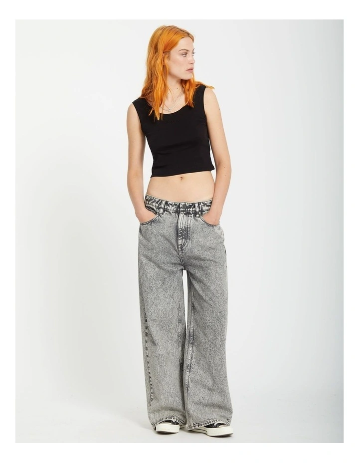 Beggy Denim Jeans in Grey Vintage image 4