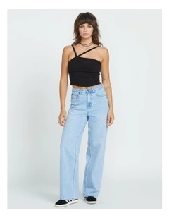Stoned Boyfriend High rise Jeans Blue Bird