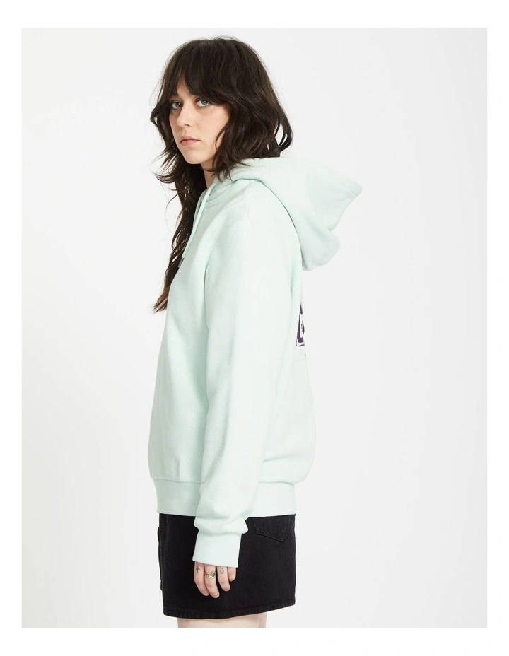 Flowish Pullover Hoodie in Cloud Blue image 3