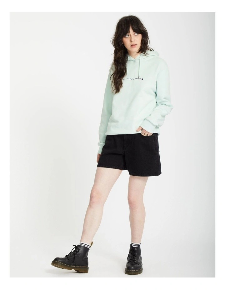 Flowish Pullover Hoodie in Cloud Blue image 4