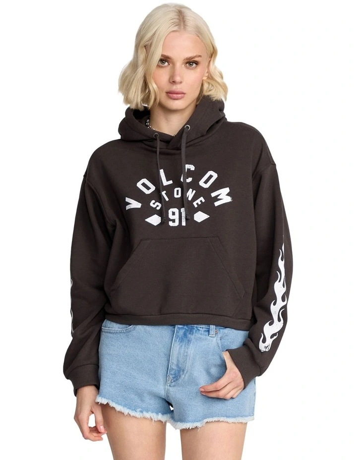 1991 Mini Pullover Hoodie in Vintage Black image 1