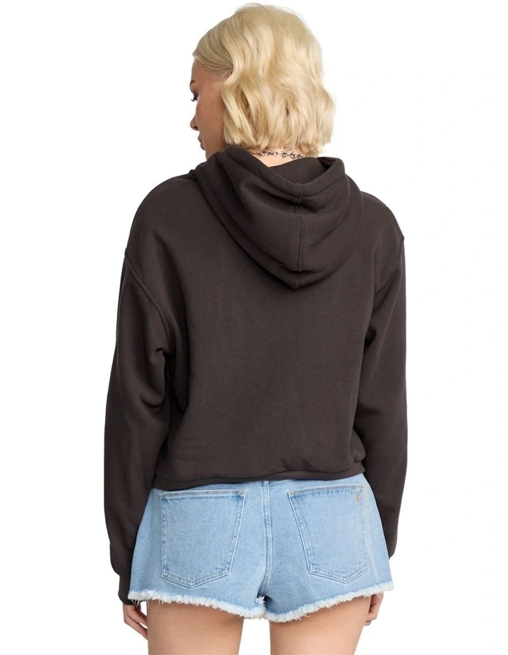 1991 Mini Pullover Hoodie in Vintage Black image 2