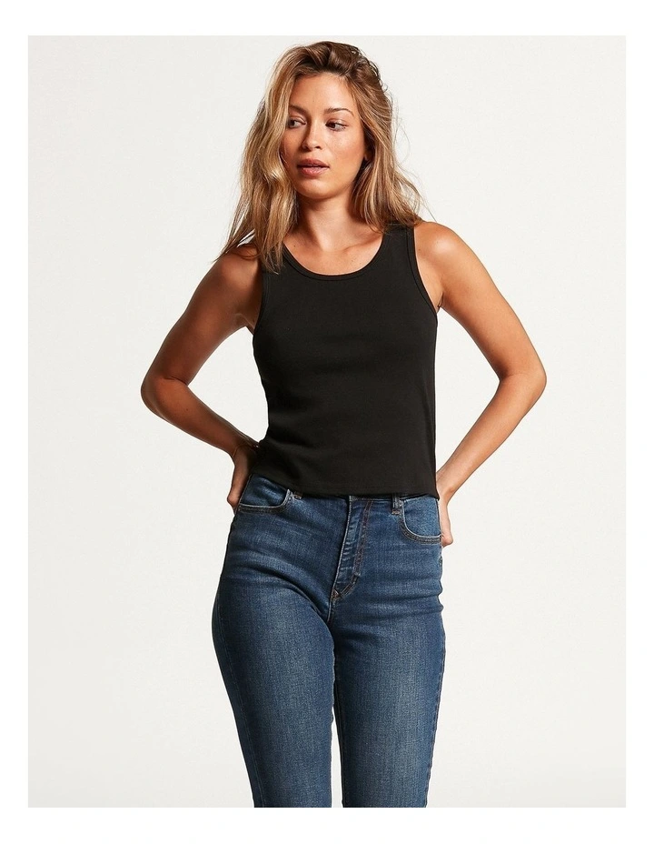 One Of Each Baby Tank in Black image 1