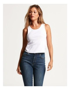 One Of Each Baby Tank in White