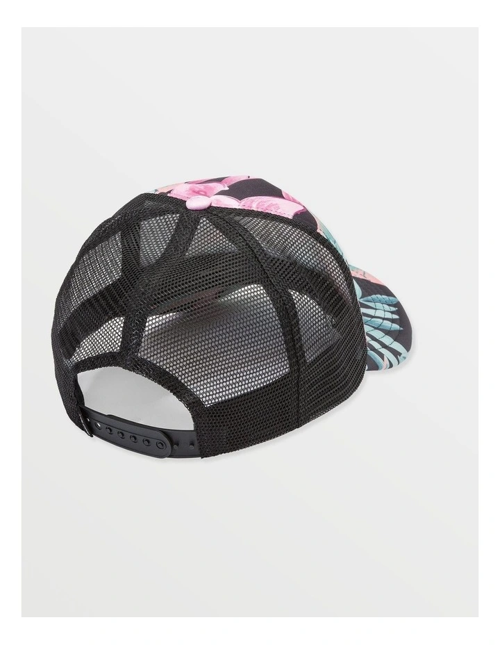 Into Paradise Trucker Cap in Reef Pink image 2
