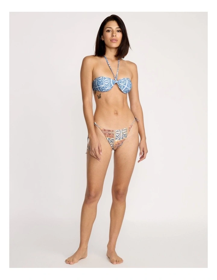 Fa Emma Rushton Bandeau Bikini Top in Multi image 4