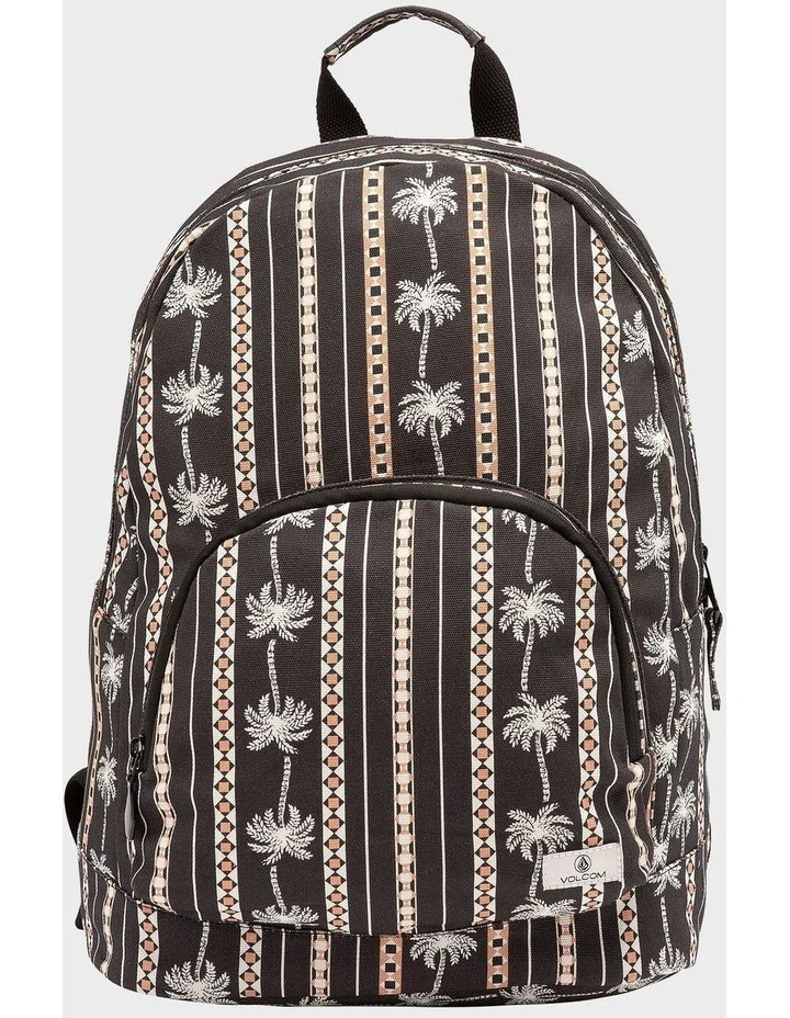 Schoolyard Canvas Backpack in Black Combo image 1