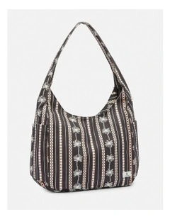 Schoolyard Canvas Tote in Black Combo